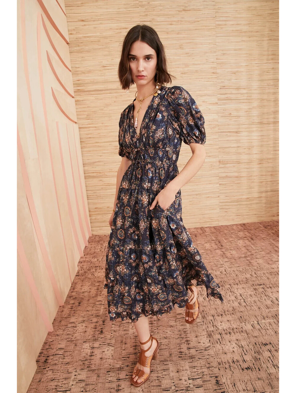 NEW, Ulla Johnson Thelma Dress in TwIlight Sz 8 #MD2627